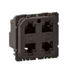 Legrand - Prise quadruple RJ45 Céliane blindée Catégorie 6 STP