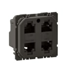 Legrand - Prise quadruple RJ45 Céliane blindée Catégorie 6 STP