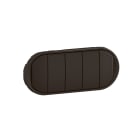 Legrand - Enjoliveur 5 commandes compactes Céliane - Noir