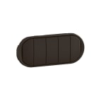 Legrand - Enjoliveur 5 commandes compactes Céliane - Noir