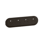 Legrand - Enjoliveur prise précâblée 4x2P+T compacte Surface Céliane - Noir