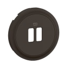Legrand - Enjoliveur prise chargeur simple ou double USB Céliane - Noir