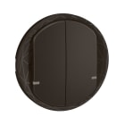 Legrand - Enjoliveur interrupteur double Céliane with Netatmo - Noir