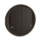 Legrand - Enjoliveur interrupteur double Céliane with Netatmo - Noir