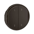 Legrand - Enjoliveur commande 4 scénarios sans fils Céliane with Netatmo - Noir