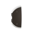 Legrand - Enjoliveur Céliane MyHome marquage scénario 1-2 - 1 module gauche Noir