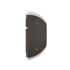 Legrand - Enjoliveur Céliane MyHome marquage scénario 3-4 - 1 module droite Noir