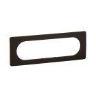 Legrand - Plaque de finition Céliane 6 à 8 modules - Noir Mat