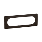 Legrand - Plaque de finition Céliane 6 à 8 modules - Noir Mat