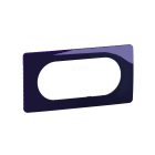 Legrand - Plaque de finition Céliane 4 à 5 modules - Bleu de Four