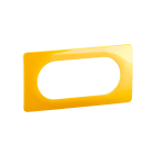 Legrand - Plaque de finition Céliane 4 à 5 modules - Jaune Safran