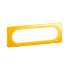 Legrand - Plaque de finition Céliane 6 à 8 modules - Jaune Safran