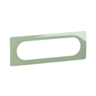 Legrand - Plaque de finition Céliane 6 à 8 modules - Vert Céladon