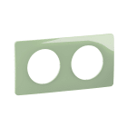 Legrand - Plaque Céliane 2 postes - Vert Céladon emballage GD