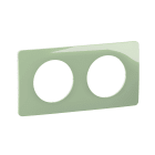 Legrand - Plaque Céliane 2 postes - Vert Céladon emballage GD