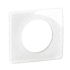 Legrand - Plaque Céliane 1 poste - Blanc Relief emballage GD