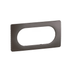 Legrand - Plaque de finition Céliane 4 à 5 modules - Gris Cendré