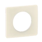 Legrand - Plaque de finition Céliane 1 poste - Blanc Amande