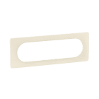 Legrand - Plaque de finition Céliane 6 à 8 modules - Blanc Amande