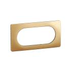 Legrand - Plaque de finition Céliane 4 à 5 modules - Laiton Satiné