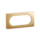 Legrand - Plaque de finition Céliane 4 à 5 modules - Laiton Satiné
