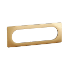 Legrand - Plaque de finition Céliane 6 à 8 modules - Laiton Satiné