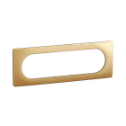 Legrand - Plaque de finition Céliane 6 à 8 modules - Laiton Satiné