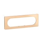 Legrand - Plaque de finition Céliane 6 à 8 modules - Hêtre