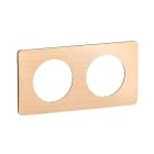 Legrand - Plaque Céliane 2 postes - Hêtre emballage GD