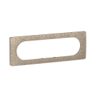 Legrand - Plaque de finition Céliane 6 à 8 modules - Feutre