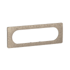 Legrand - Plaque de finition Céliane 6 à 8 modules - Feutre