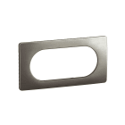 Legrand - Plaque de finition Céliane 4 à 5 modules - Acier Satiné
