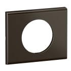 Legrand - Plaque de finition à clipser Céliane 1 poste - Nickel Sombre Satiné