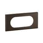 Legrand - Plaque de finition Céliane 4 à 5 modules - Nickel Sombre Satiné