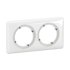Legrand - Plaque de finition Céliane 2 postes - Blanc IP44
