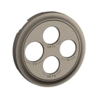 Legrand - Enjoliveur prise TV-R-SAT-SAT 2 câbles Céliane - Titanium