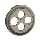Legrand - Enjoliveur prise TV-R-SAT-SAT 2 câbles Céliane - Titanium