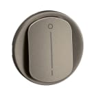 Legrand - Enjoliveur interrupteur bipolaire à voyant Céliane - Titanium