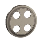 Legrand - Enjoliveur prise Banana gold double Céliane - Titanium