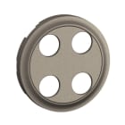 Legrand - Enjoliveur prise Banana gold double Céliane - Titanium