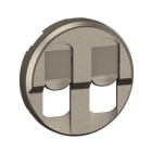 Legrand - Enjoliveur prise double RJ45 Céliane - Titanium