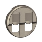 Legrand - Enjoliveur prise double RJ45 Céliane - Titanium