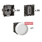 Legrand - Cube Innovation Variateur Rotatif Blanc Céliane