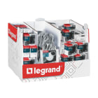Legrand - Mini box Céliane : interrupteurs 10A, prises 2P+T et plaques - Noir Mat