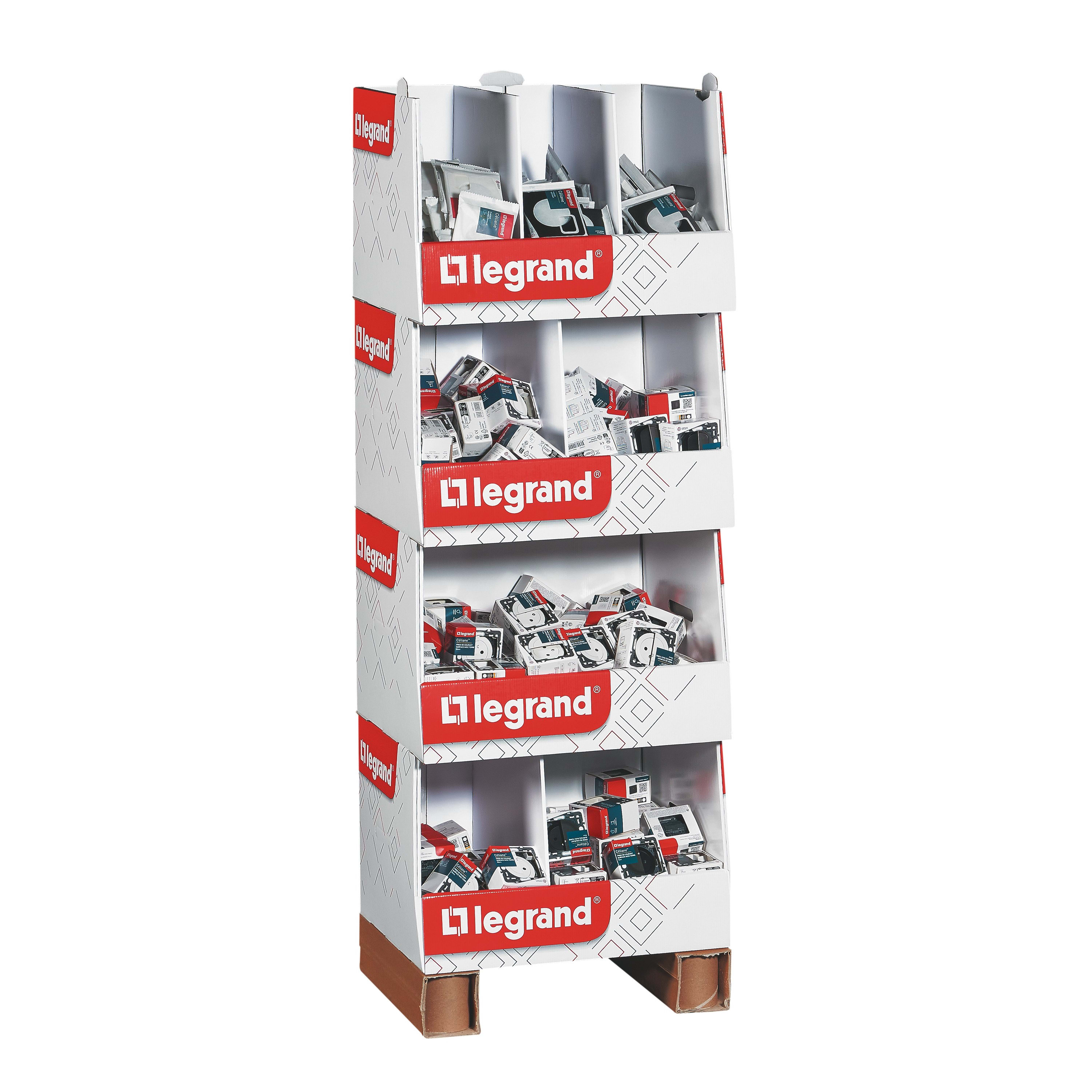 Legrand - Box Standard Céliane Blanc / Noir Composable 1 Poste