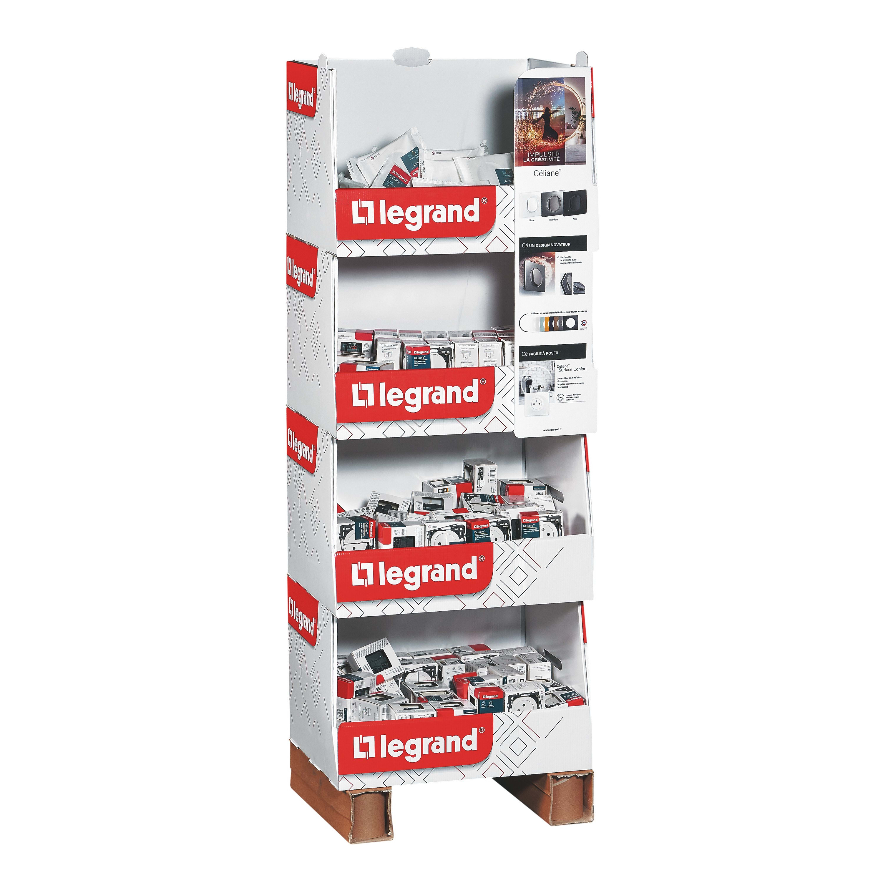 Legrand - Box Standard Céliane Blanc Composable 1 Poste