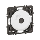 Legrand - Commande sans contact 200W LED Céliane enjoliveur Blanc Antimicrobien et support