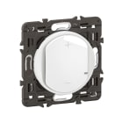 Legrand - Variateur 2 fils Céliane toutes charges enjoliveur Blanc et support