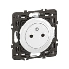Legrand - Prise 2P+T Surface Confort Céliane enjoliveur Blanc et support