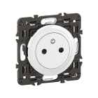 Legrand - Prise 2P+T Surface Confort Céliane enjoliveur Blanc et support